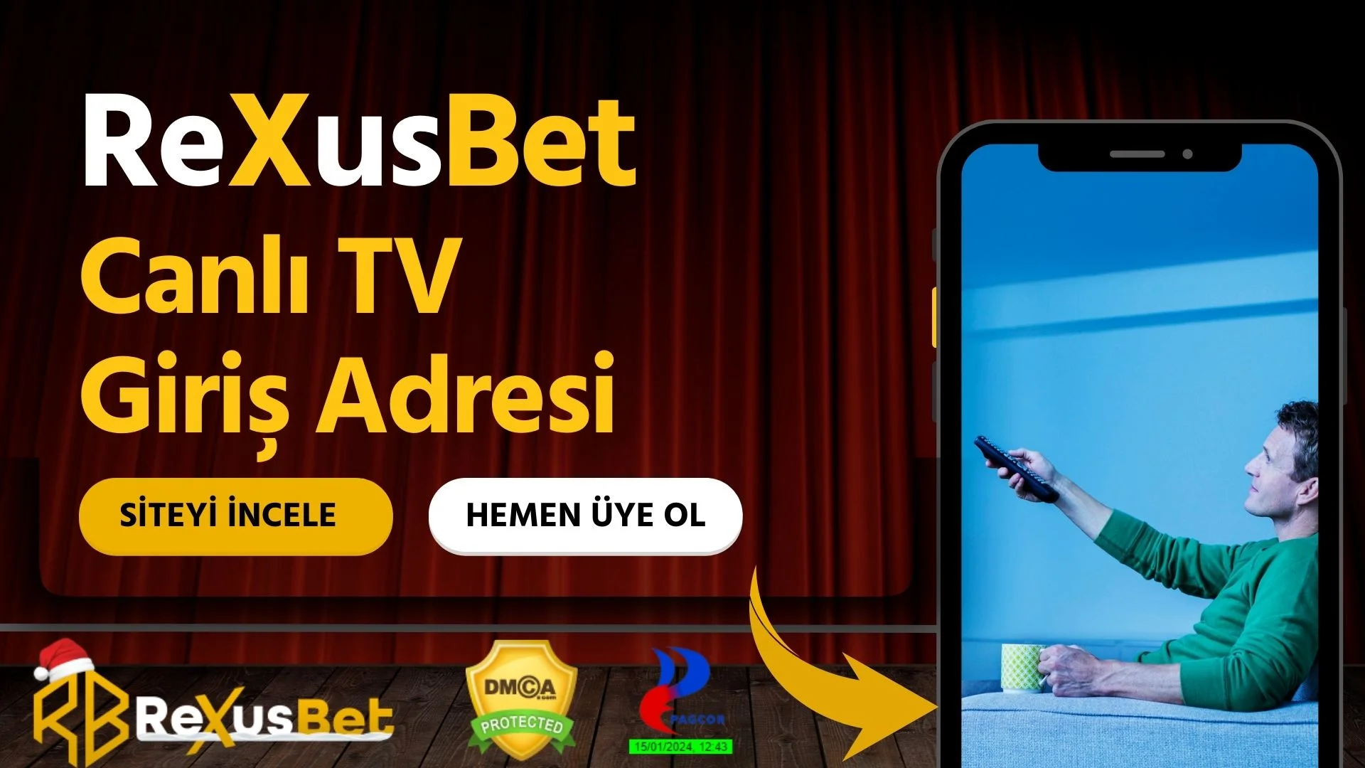 Rexusbet Canlı TV Giriş Adresi